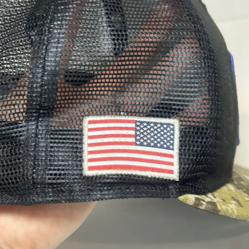 Minnesota Vikings New Era 9Fifty Salute To Service Sideline Cap Mesh Adjustable